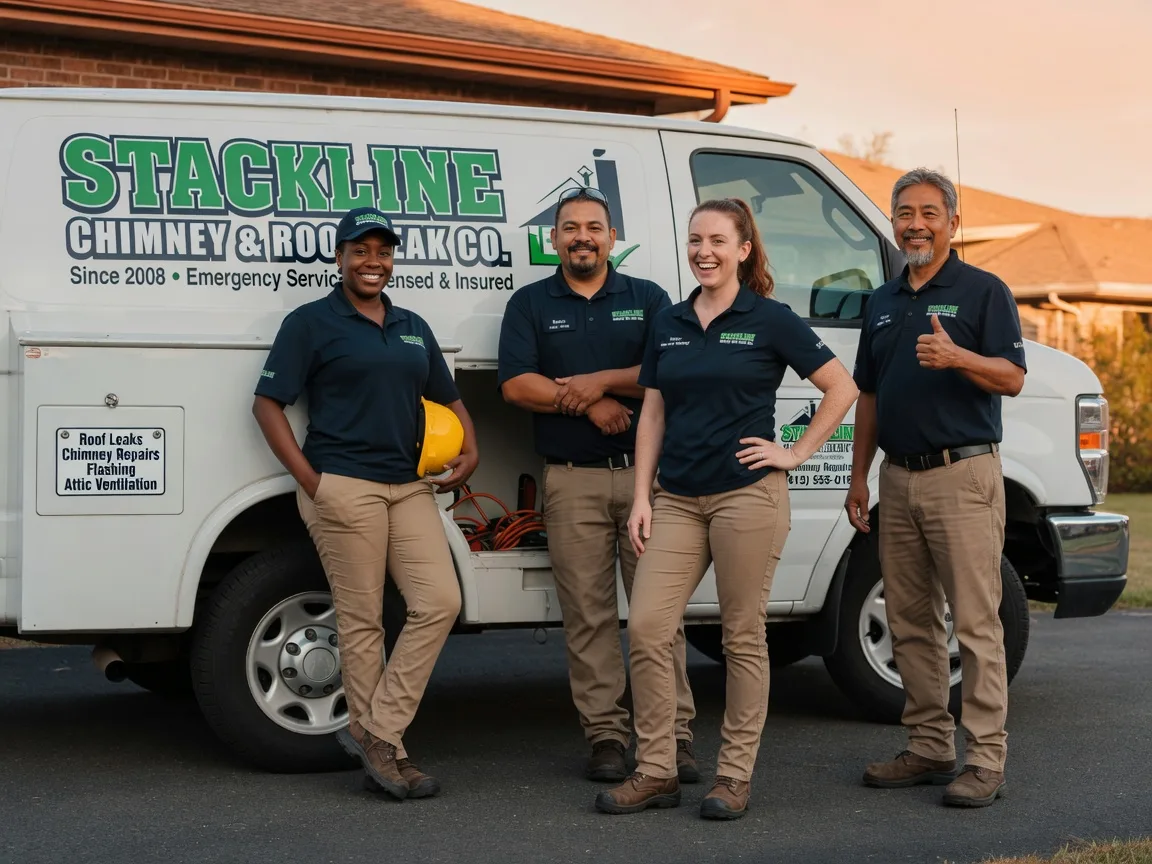 Chimney flashing repair company in Farragut, IA
